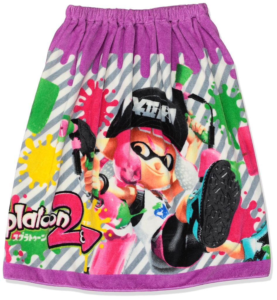 Marushin 60cm Roll Nintendo Splatoon Enjoy 4525002200 Towel, 2, Ink, Yellow,