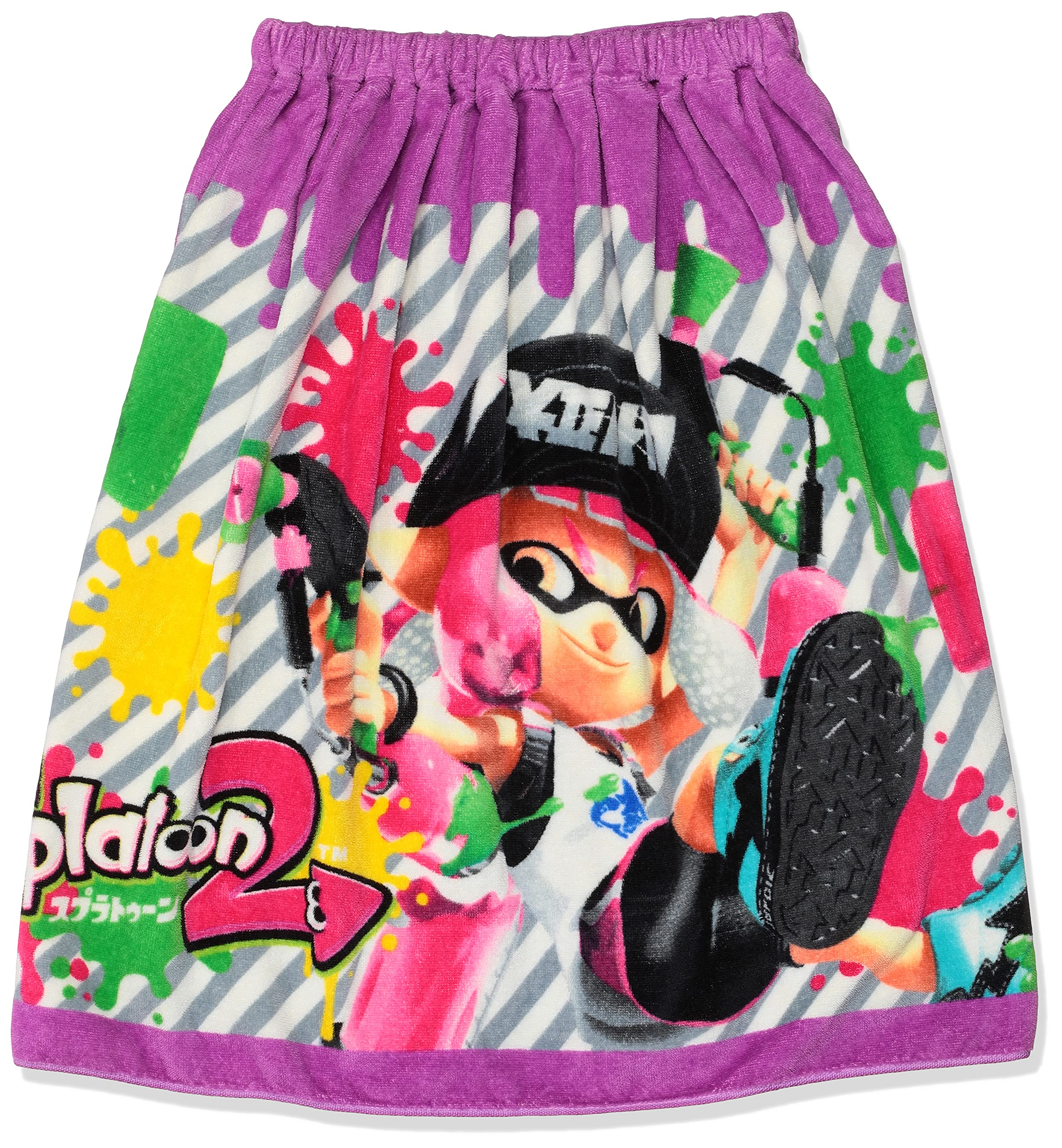 

Marushin 60cm Roll Nintendo Splatoon Enjoy 4525002200 Towel, 2, Ink, Yellow,