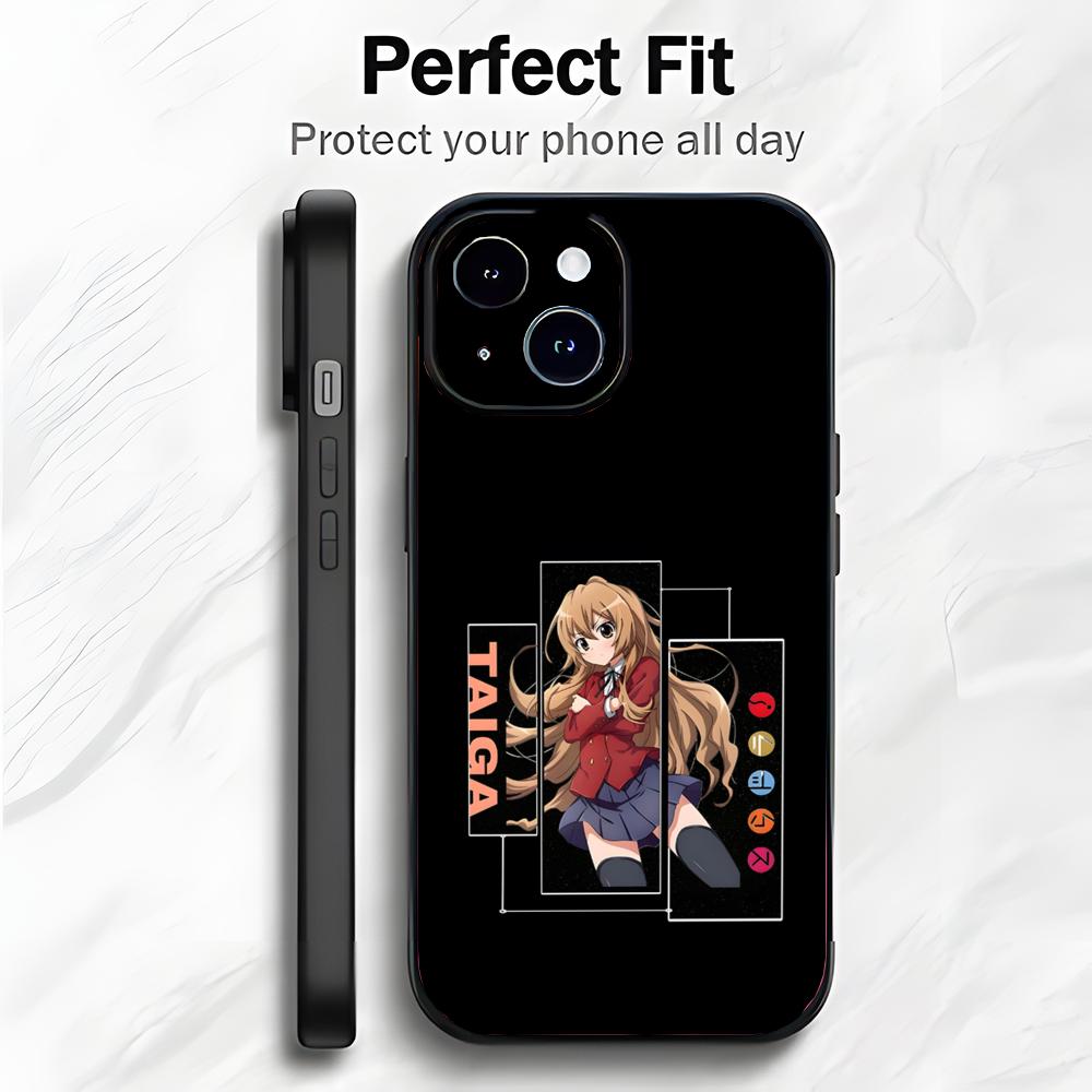 

Sweet Romantic Japanese Anime T-Toradora Phone Case Phone Case Soft Packaging Lightweight For iPhone17 16 15 14 13ProMax iphone12promax