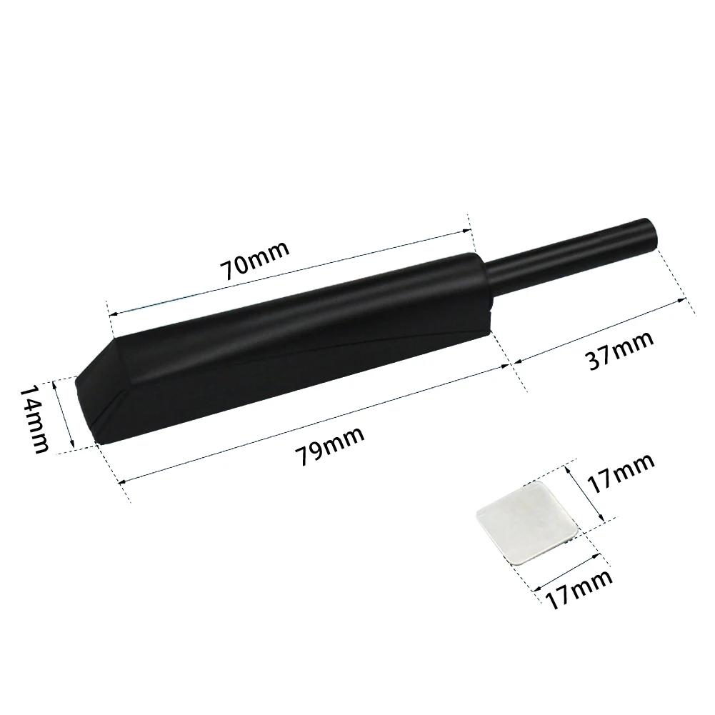 

1pcs Door Stopper Cabinet Catches Stainless Steel Push To Open Touch Damper Buffers Soft Quiet Closer Magnetic Hardware Drawers