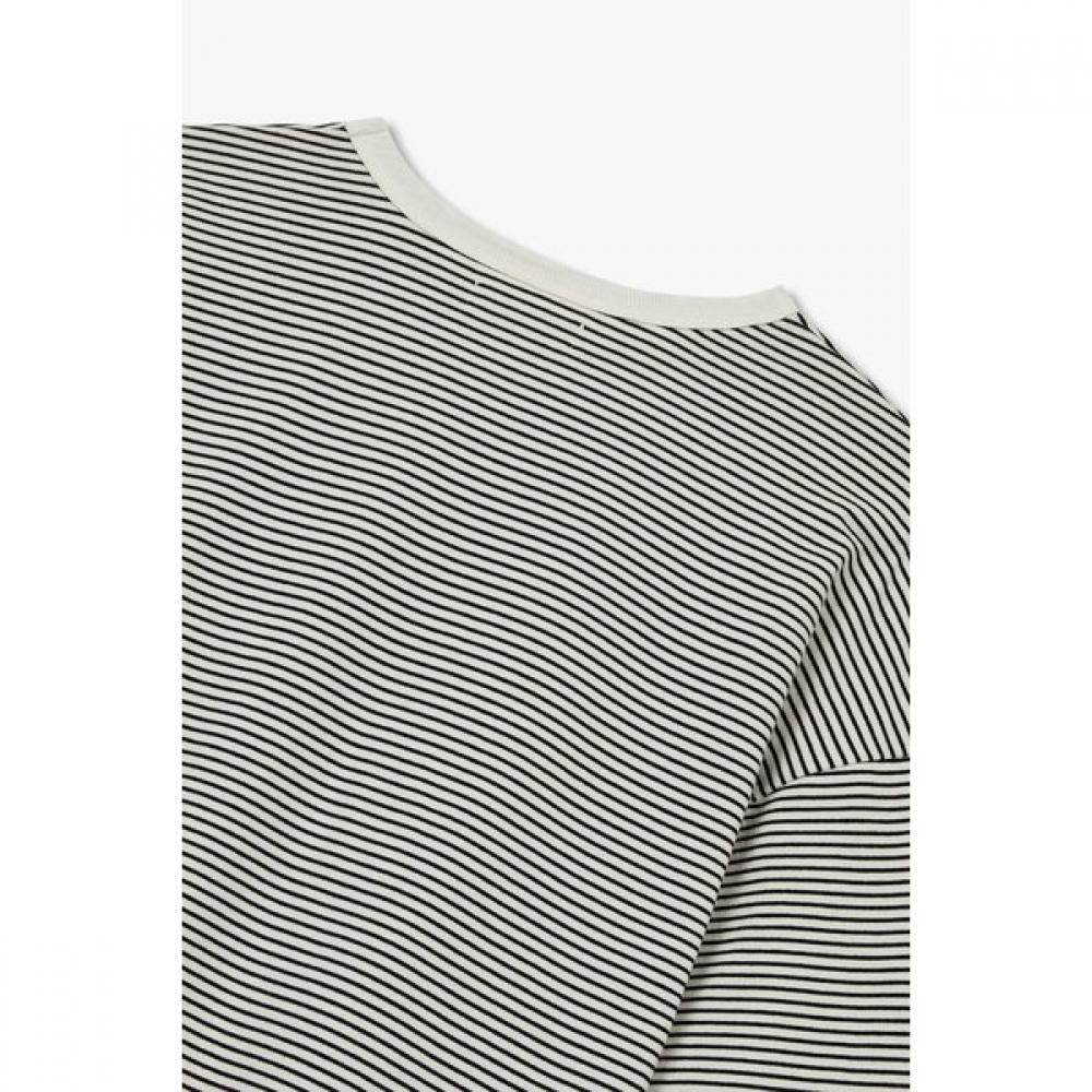 STudio Tomboy STripe Crop T shirT  9175122973 