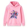 Kids Girls Boys Hoodie Cartoon 3 Action Characters Print Casual Long Sleeve Pullover Sweatshirt for Children