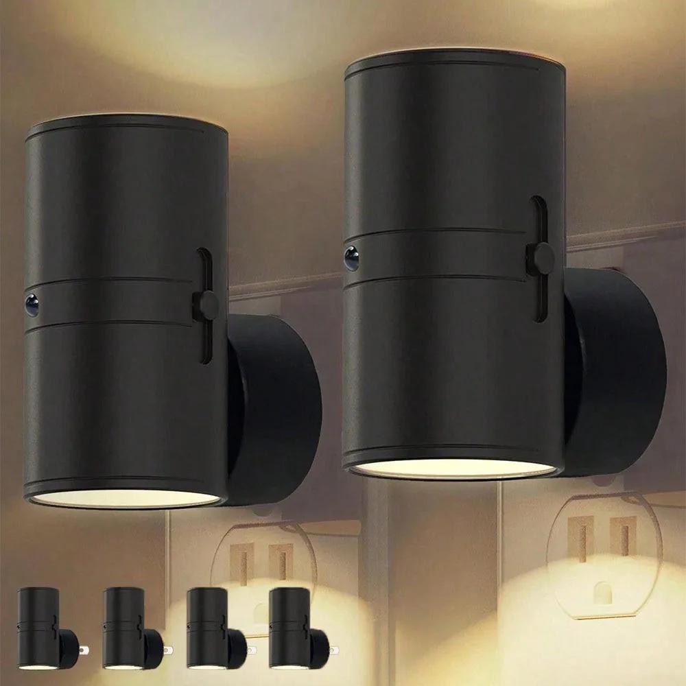 Wall Mounted LED Light with Adjustable Brightness Sensor From Dusk To Dawn Used for Corridors Bedrooms and Bathrooms