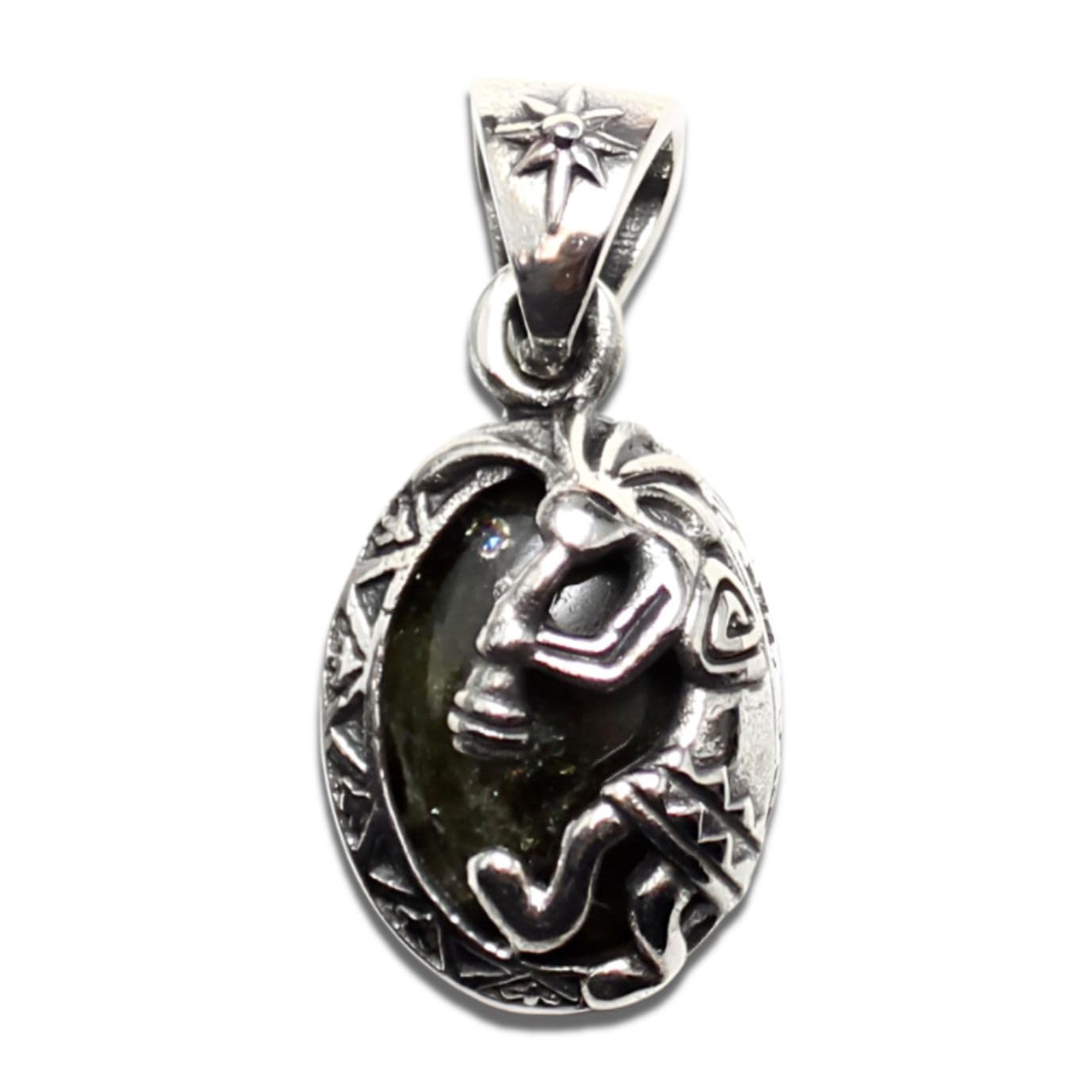 [goodvibrations] Kokopelli Pendant Grossular Garnet Garnet Good Vibrations Men s Women s