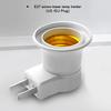 E27 Light Bulbs Socket Outlet Converter with Switch EU US Plug Adapter Standard Screw-in Base Holder ON/OFF Lamp Accessory