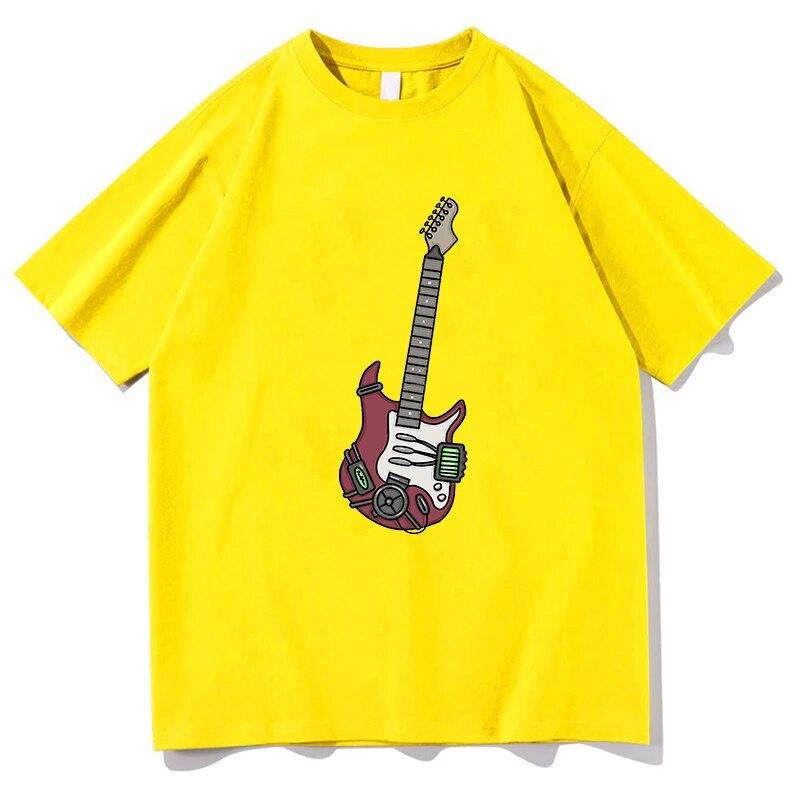 Streetwear Game Tričko Sally Face Kawaii Harajuku Kreslené topy Ženy Unisex Móda Ženy Unisex Ležérní Volné Trička Roupas Mužské
