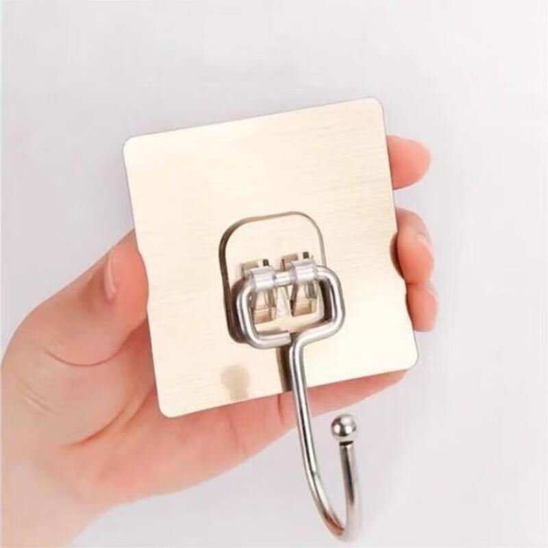 Punch-Free Adhesive Wall Hooks