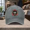American Retro Black Panther Washed Baseball Cap Unisex Adjustable Vintage Casual Hat for Unisex Women Outdoor Daily Wear