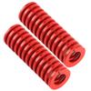 2pcs OD 30mm ID 15mm Medium Load Mould Die Spring Red (TM30*90mm)