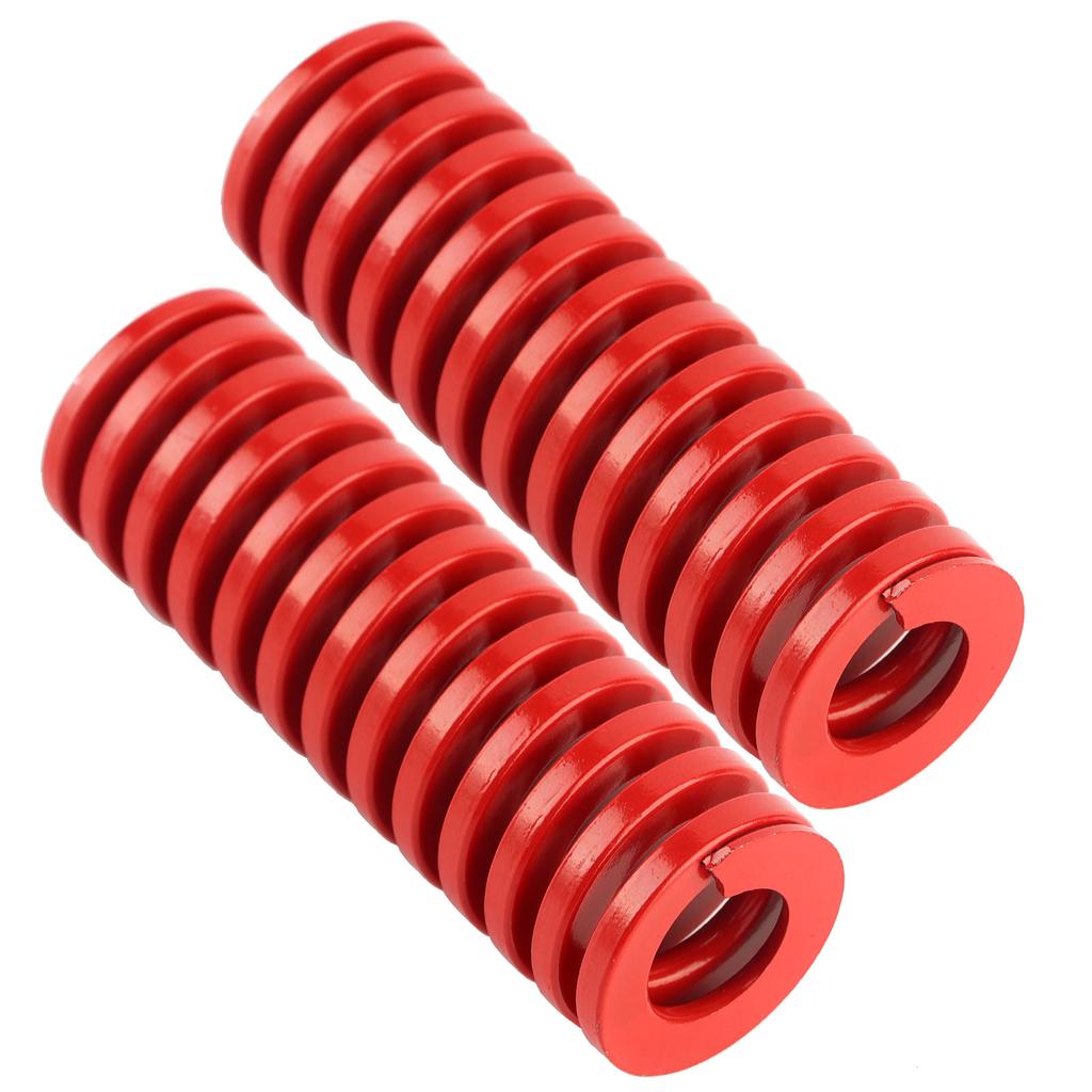2pcs OD 30mm ID 15mm Medium Load Mould Die Spring Red (TM30*90mm)