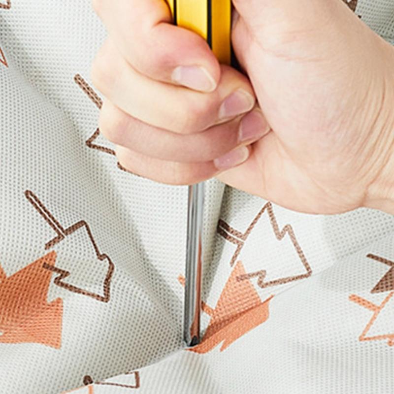 Cartoon Printed Non Woven Blanket Storage Bag Waterproof Convenient Clothes Storage Bag Home Use Household Movings Bags