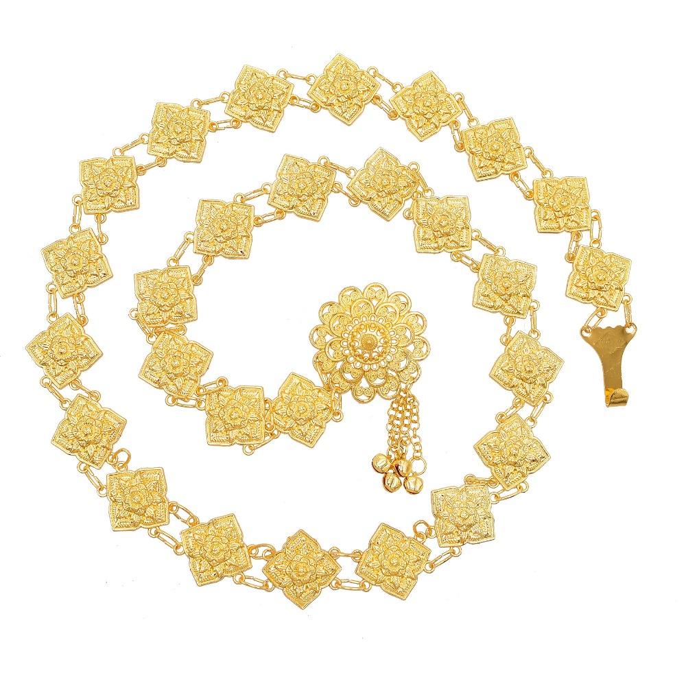 Butterfly Hollow Waist Chain Rhomb Belly Dance Belt Fashion Tassel Belly Chain  Boho Gold Rhomb Style