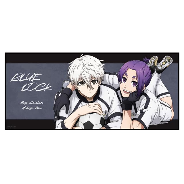 Anime Large Character Towel with Can Badge Nagi Reo "Blue Lock" & Vol.2