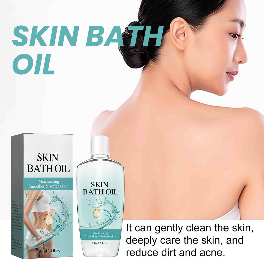 100ml Skin Bathing Oil,repair Skin Moisturizing Bathing Oil Relieve Dryness Moisturizing Skin Moist