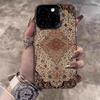 Luxury Persian Carpet Pattern Phone Case For iPhone 16e 16 Pro Max 15 14 Plus 13 12 Mini 11 Pro Shockproof Silicone Back Cover
