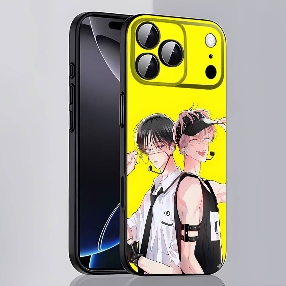 T-Tamon C-Comics Kun Ima Docchi  For iPhone 17,16,15,14,13,12,11,Pro,Max,Plus,E,SE4,Air,Mini Black Phone Case Cover