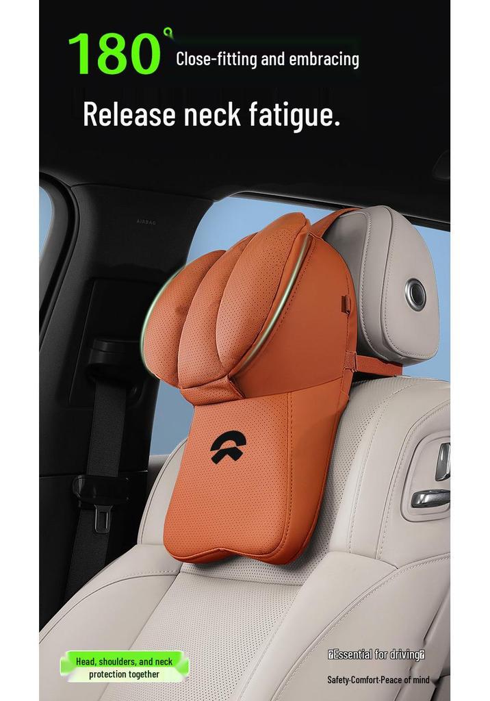 NIO Car Seat Support: Fits ES8 Headrest, ES6/ET5T/ET7 Backrest, EC6/ET5/ET9/EC7 Lumbar