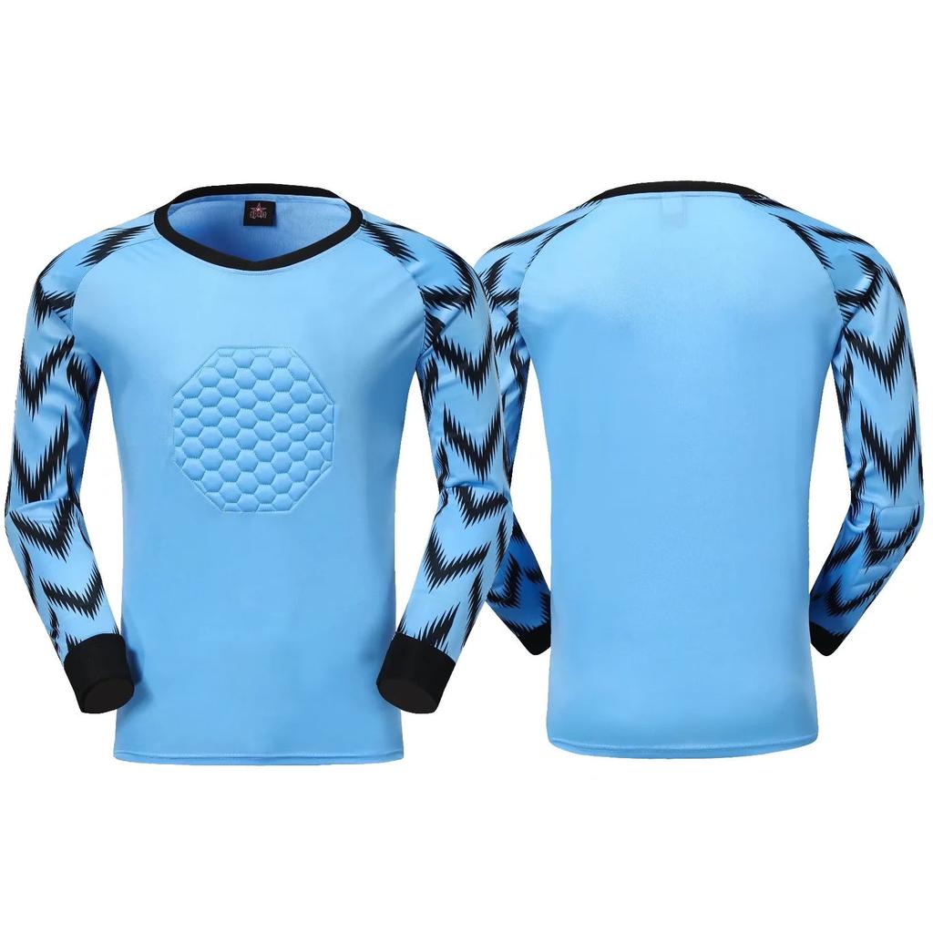 Factory Direct Sales, a Goalkeeper Suit, Anti-drop and Anti-collision Sponge Pad Set, Cross-border Training Football Suit.