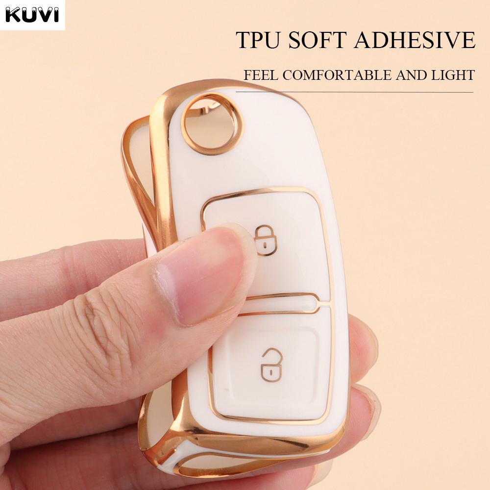 2 3 Buttons Tpu Car Key Case Cover Shell Fob For Vw Volkswagen Mk4 Bora Golf 4 5 6 Jetta Passat Polo Bora Touran Skoda Seat