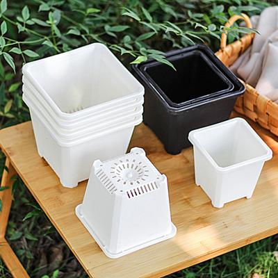 Easy Planting Flower Pot Good Weight Capacity Plastic Modern Style Thicken Plant Pot Home Decoration