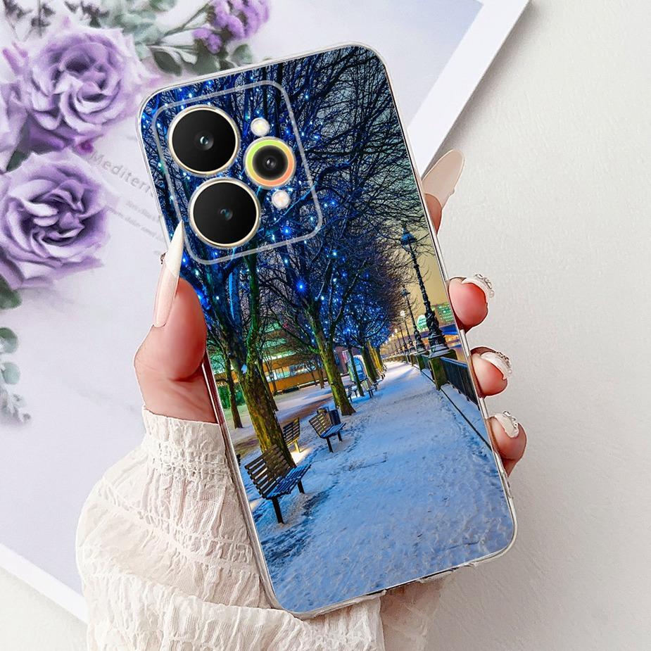 For Realme 15 Case Realme15 Pro RMX5101 Luxury Fashion Painted Cover Soft Slim Phone Case For Realme 15 Pro 5G Back Cover Bumper
