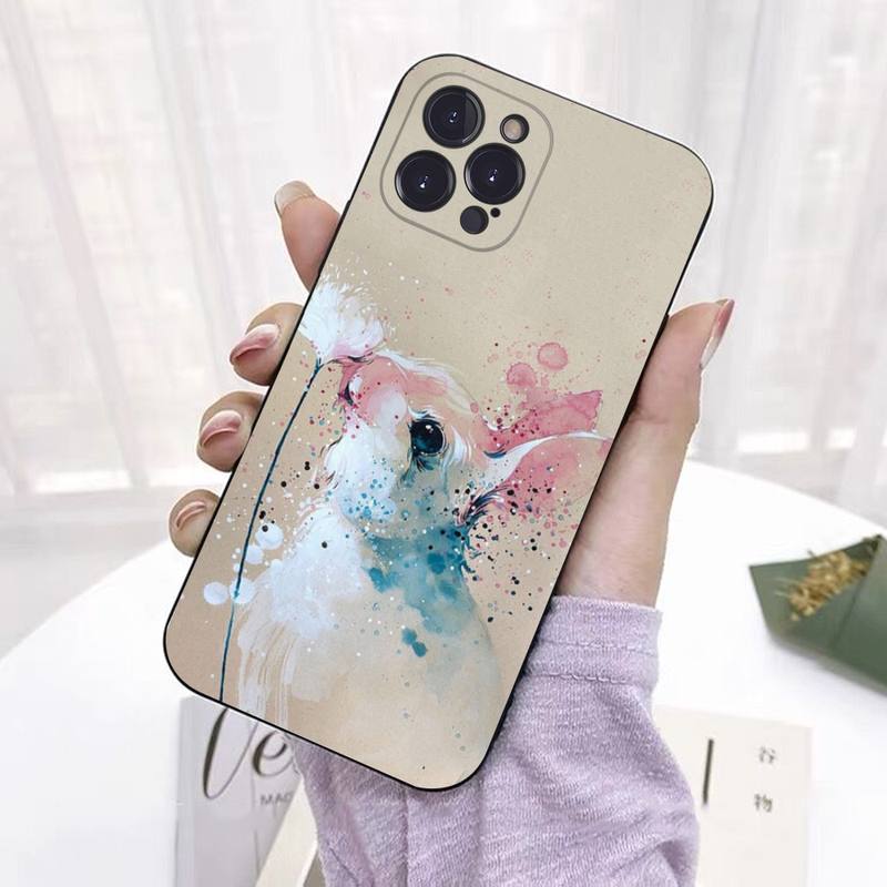 Happy Easter Kawaii Rabbit Ears Phone Case For iPhone 14 11 12 13 Mini Pro Max 8 7 6 6S Plus X SE 2020 XR XS Funda Case