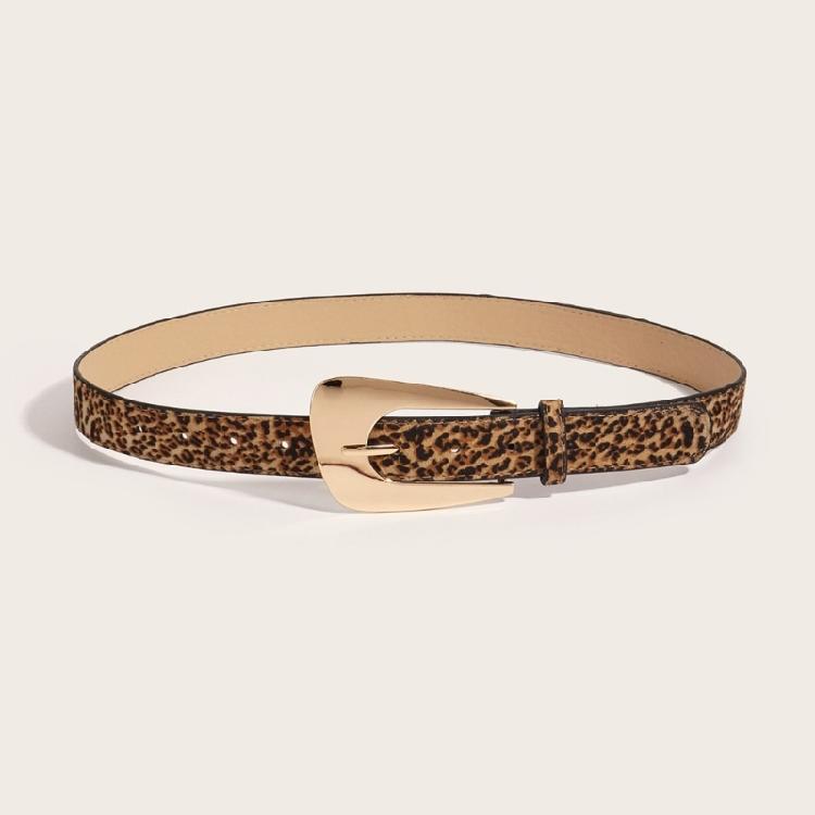 Waist Belt Cowgirl Leopard Print Waist Belt Stylish Retro Waistband for Dress