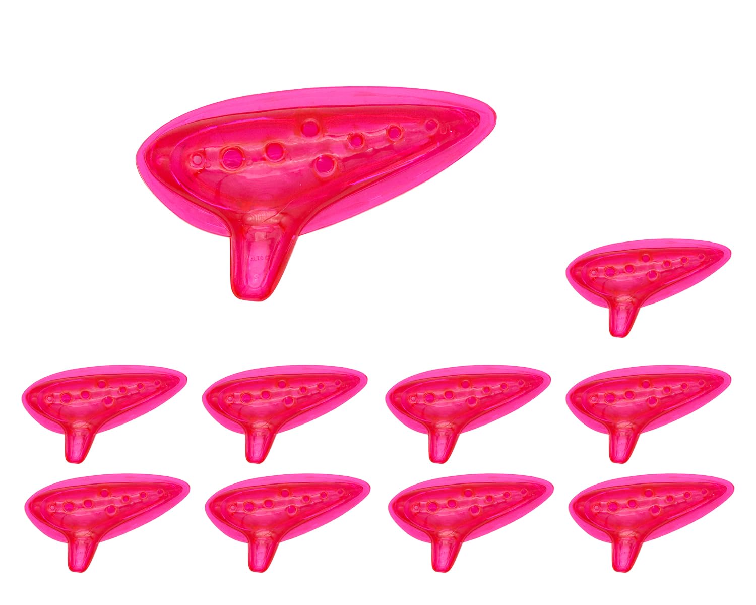 

Castle Enterprises Color Ocarina x Set (Pink) 10-Piece [Japanese Souvenir, Festival/Event/Children s Party/Street Stall/Fair]
