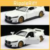 Simulation Alloy White Racing Car Model Children Toy For Display And Play