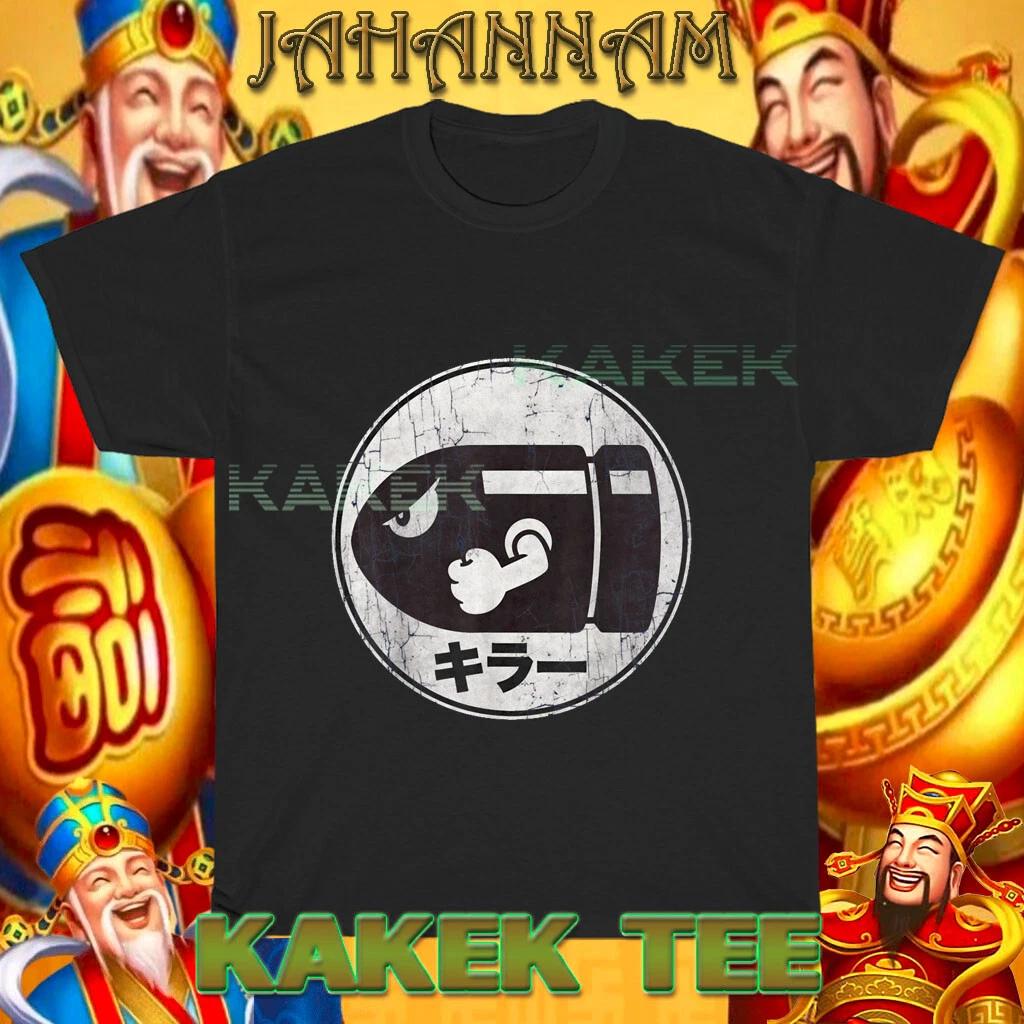 

New Shirt New Bullet Distressed Bill Kanji Logo Funny T shirt USA Size S to 5XL M