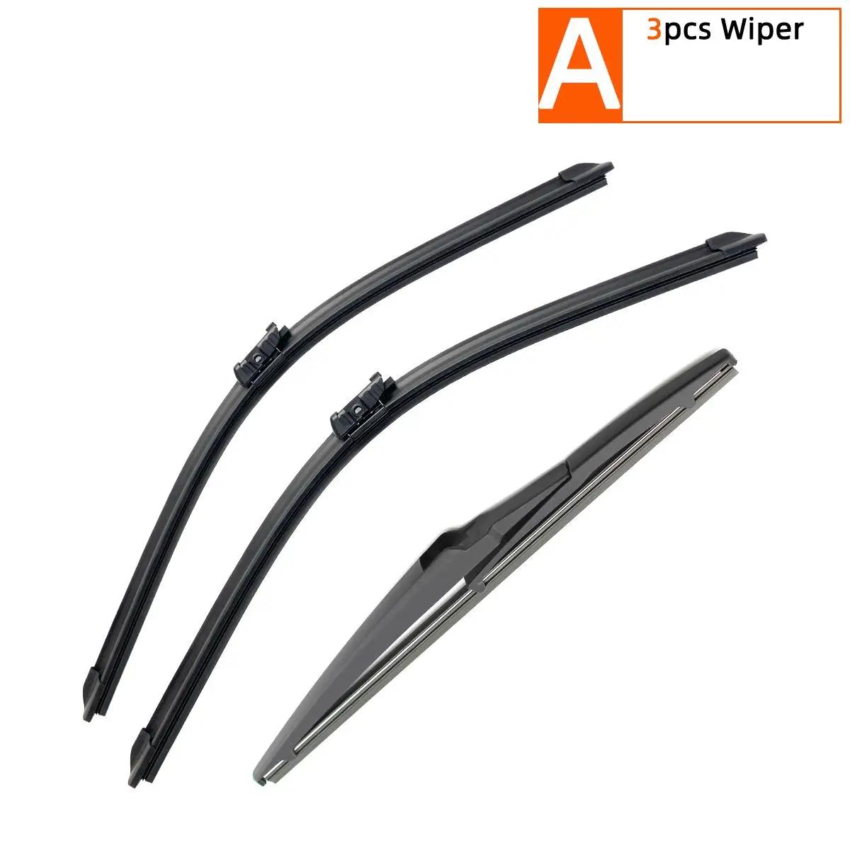 3PCS Car Wiper for Changan Chana CS95 2017-2023 Front Rear Windshield 3 PCS