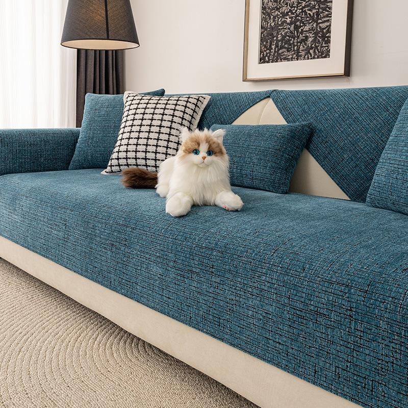 Hustá žinylková podložka na pohovku Protiskluzové potahy na pohovku Obývací pokoj Rohová univerzální deka na pohovku Čtyři roční období Domácí deka na pohovku