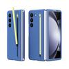 Voor Samsung Galaxy Z Fold 8 Ultra / 7 6 5 4 3 360 Volledig Schermbeschermer Gehard Glas Harde PC Vouwbare Cover Met Stylus Penhouder