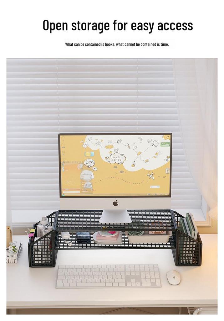 Schmiedeeiserner Ständer zur Laptop-Kühlung und Monitor-Höhenverstellung