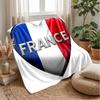 Frankreich Nationalmannschaft Thema Decke Weiche Flanelldecke Plüsch Überwurfdecke Gemütliche Sofa Bettdecke für Heimdekoration