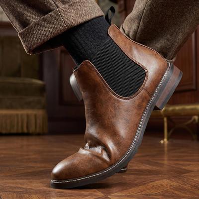 Herren Stiefel 2026 Marke Lässig Bequem Mode lässig Chelsea Boots