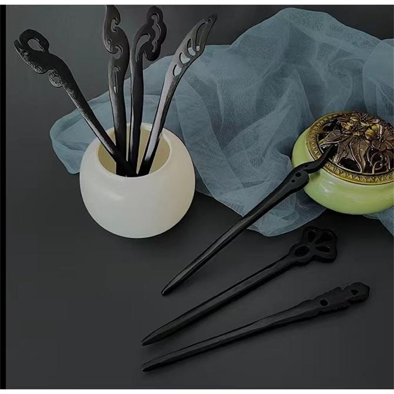 AISHG Retro Haarspangen Nadeln Damen Holz Haarstäbe Natürlich Essstäbchenförmige Haarnadel Klassisch Ethnisch Mädchen Haarschmuck Schmuck