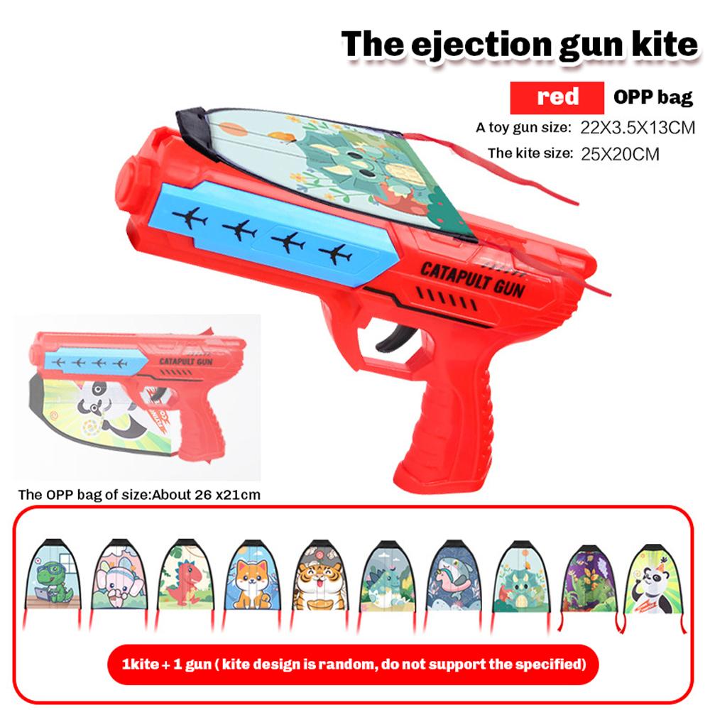 Foam Plane 10M Launcher Catapult Glider Airplane Gun Toy Children Outdoor Game Bubble Model Shooting Fly Roundabout Boy Toys