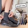 Twisted Socks, Women's Mid-calf Socks, Spring and Autumn Cotton Socks, Anti-odor Long Calf Socks, Boneless Postpartum Long Calf Socks