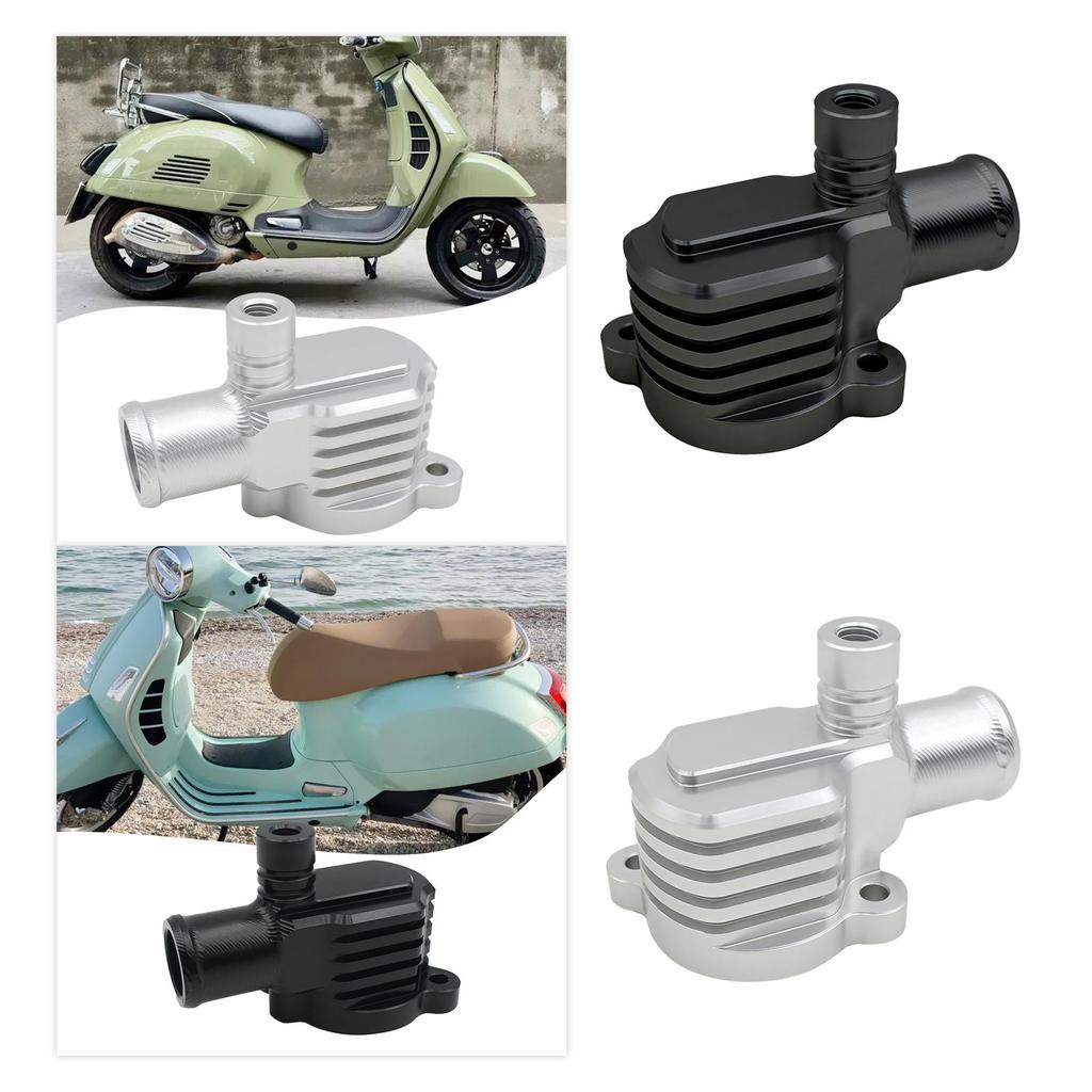 Motorcycle Thermostat Cover Assembly Replaces Easy Installation Spare Aluminum Alloy Zapm45202 for Vespa GTS 125 2007-2025