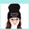 Trump 2020 Donald Beanie Hat Make America Great Again Knit Beanie Warm Cap Ski