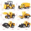 12-Piece Engineering Transport Vehicle Set with Opening Doors and Inertia Action - Children's Toy