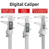 Electronic Ruler Portable Digital Pachometer New Professional Metal Vernier Caliber Woodworking Measuring Tools