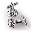 1Pair Men'S Suits Shirt Knot Twisted Cufflinks Wedding Business Cuff Links Gift