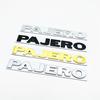 Car Metal Rear Trunk Side Door Letters Words Logo Badge Emblem Decals Sticker For PAJERO Styling Auto Accessories