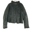 LAUTREAMONT Made In Japan with Fur Lining Long Sleeve Mouton Single Riders Jacket Women Used