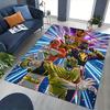 1pc Power Rangers Red Ranger Chair Mat - Anime Cartoon Design Office Rug, Non-Slip Carpet for Home Decor, Gaming Room, Seasonal Gift.T009