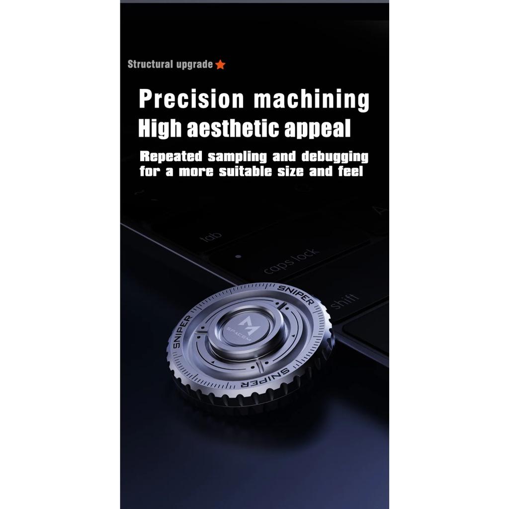 Fidget Spinner Mechanische Münze Fingerspitze Edelstahl EDC Anti-Stress Fidget Slider Spinner Büro Spielzeug für Erwachsene Geschenke