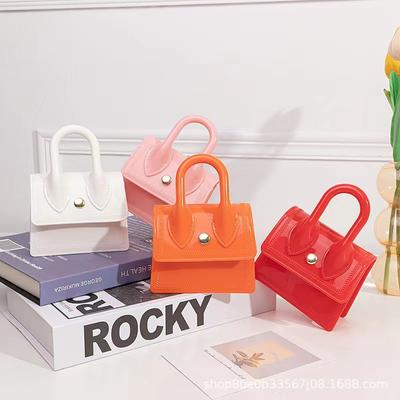Módní ruční kabelky Želé kabelky PVC Dámské tašky přes rameno Crossbody tašky Nové mini kabelky na rtěnku Volnočasové dámské malé čtvercové kabelky