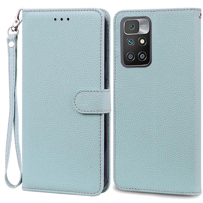 Funda Redmi 10 4G de 16 colores para Xiaomi Redmi 10 2022 Funda de cuero con tapa tipo billetera para Redmi 10 Prime 4G redmi10 4G Funda protectora con ranura para tarjeta
